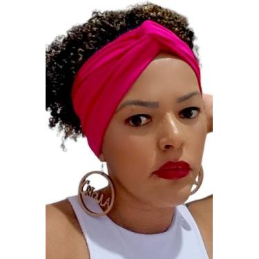 Imagem de Faixa turbante cruzada - Ata multimarcas0810, Rosa