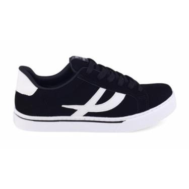 Imagem de Tênis Feminino Via Marte Casual 016-012 Flatform, 35, Preto, Branco