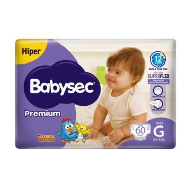 Imagem de Fralda Babysec Galinha Pintadinha Premium Hiper G 60 Unidades