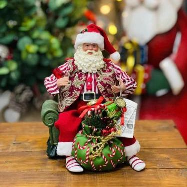 Imagem de Papai Noel Sentado No Sofá 28Cm - Magizi