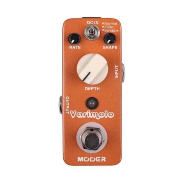 Imagem de Mooer Pedal Varimolo MTR2 | para Guitarra, Tremolo com 3 Modos, Controles Wave Shape Speed Depth, True Bypass, Carcaça de Metal Compacta