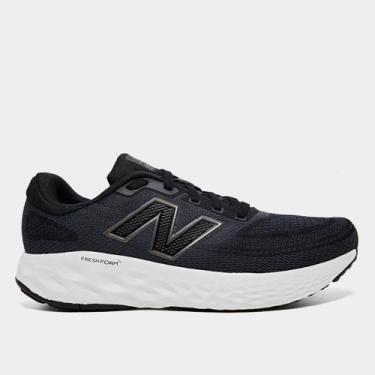 Imagem de Tênis New Balance Foam X Evoz V4 Masculino, Preto, Branco, 38