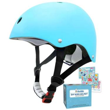 Imagem de Simply Kids Capacete Para Crianças De 2 A 4 Anos, Meninos E Meninas, Com Adesivos "Faça Você Mesmo" I Certificado Cpsc E Ce Para Bicicleta, Skate, Patins, Bicicleta E Scooter I Bebê, Criança, Jovem,