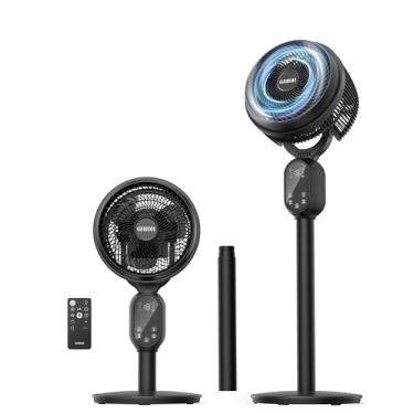 Imagem de GRIDR Ventiladores de pedestal, ventilador para quarto temporizador 12H