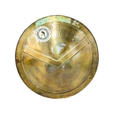 Imagem de ACTIVE INDUSTRIES Medieval 300 Spartan King Armor Shield Greek Leonidas Battle Round Shield 12" Inch Armor Replica knight Cosplay Shield Item