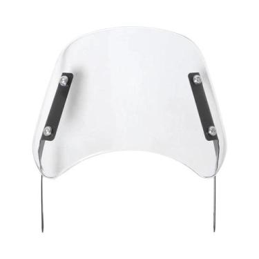 Imagem de Pára-brisa defletor de vento para farol de motocicleta universal para 