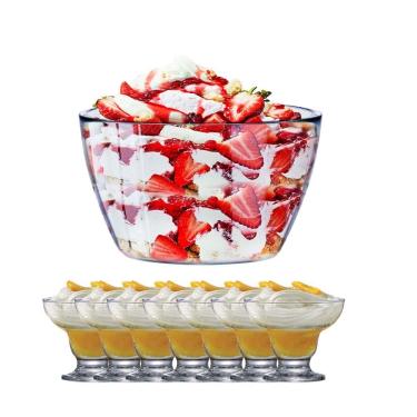 Imagem de Jogo de Sobremesa de Vidro New Cancun, 7pcs - Ruvolo