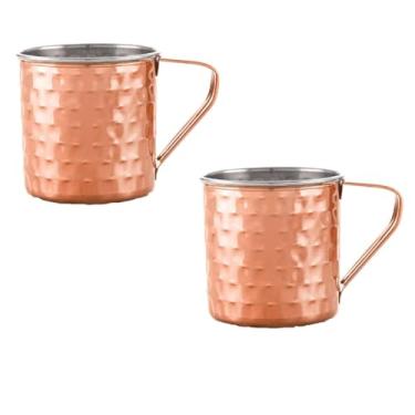 Imagem de 2 Caneca Cobre Martelada Moscow Mule 280ml
