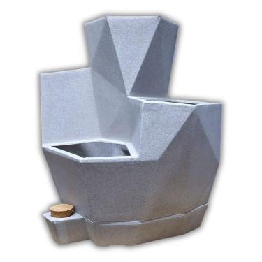 Imagem de Vaso Jardim de Temperos Vida (15L) Cor Cimento JAPI