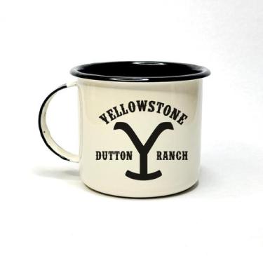 Imagem de Caneca Esmaltada Yellowsto Dutton Ranch  160ml ou 370ml  Várias Cores 