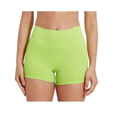 Imagem de Shorts De Yoga Femininos Sexy Em Cor Sólida, Confortáveis E Macios, Sh