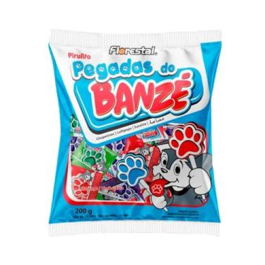 Imagem de Pirulito Pegadas do Banzé Florestal 200g
