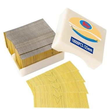 Imagem de Pregos de calibre 23 - 10.000 unidades, pinos sem cabeça sortidos de 2,5 cm para pino pneumático ou elétrico de 23 GA, pacote de projeto (25 mm)