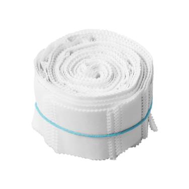 Imagem de Tira de tecido de rolo de gelatina, tecido acolchoado de algodão de 6,3 cm x 111,8 cm, corte livre, pacote pré-cortado de algodão adequado para a pele, 40 tiras pré-cortadas para fazer colcha fronha