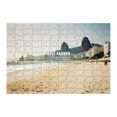 Imagem de Quebra Cabeça Surpresa De Viagem Rio Janeiro 150 Peças Mdf