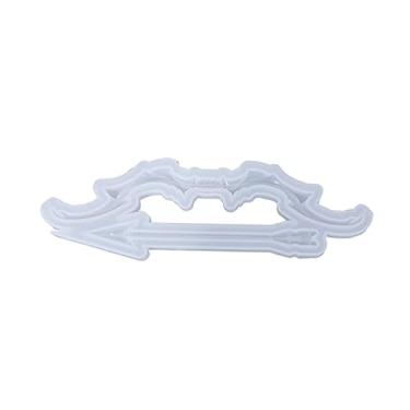 Imagem de SHINEOFI 1 conjunto de ferramentas de artesanato de epóxi antiaderentes de molde de silicone para designs exclusivos de flechas para projetos artísticos e criativos