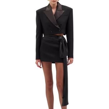 Imagem de Ronny Kobo Minissaia feminina Bruni, Preto, G