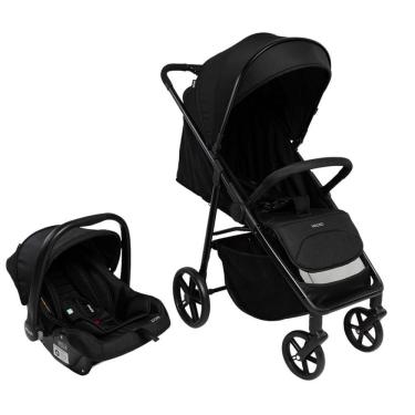Imagem de Carrinho com Bebê Conforto Travel System Magno Duo Preto Infinito - Infanti
