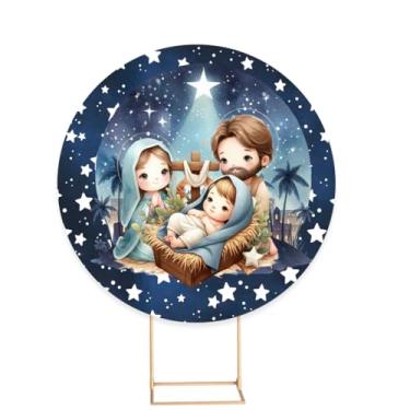 Imagem de Painel Festa Redondo 1,50m Natal (NAT181)