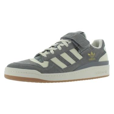 Imagem de adidas Tênis masculino Forum Low, Cinza sólido carvão/branco-creme/cinza, 46