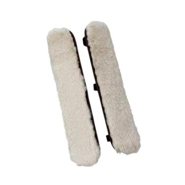 Imagem de KAIYUEMAOYI Almofada de Apoio de Braço para Cadeira de Escritório Confortável, Simples E Macia, Ideal para O Inverno, Ideal para Sala de Estudo Ou Dormitório, Branco, Tamanho real