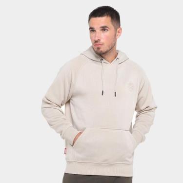 Imagem de Moletom Mooncity Hulk Bordado Masculino, Caqui, M