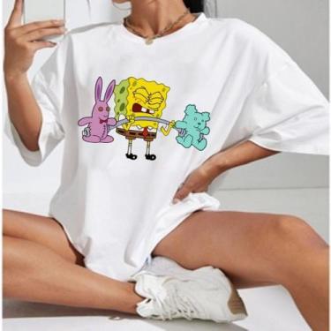 Imagem de Camiseta de Treino fofo  Personagem Tshirt Academia Meme - loja dinka,