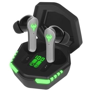 Imagem de Fone de Ouvido, Bluetooth 5.4, Fones de Ouvido Sem Fio, IPX5 à Prova D'Água, 45h de Bateria, Com Microfone Embutido, Estéreo Hi-Fi, Tela LED, Para IPhone e Android, Corrida, Juego, Atividades Físicas