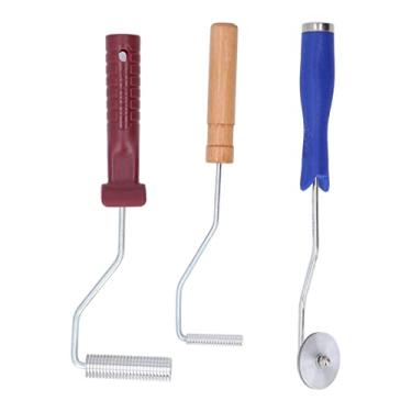 Imagem de Kit de ferramentas de rolo de fibra de vidro com 3 peças, liga de alumínio, fibra de vidro, resina laminada, conjunto de rolos de bolhas para banheira, chuveiro, banheira e reparo de barcos