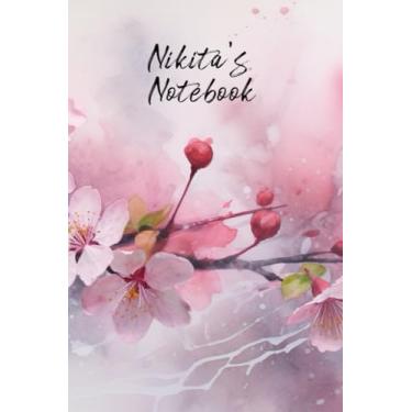 Imagem de Nikita’s Notebook: Personalized Diary Journal for Nikita, Cute Apple Blossom Diary, 6"x 9" 160 Lined Pages