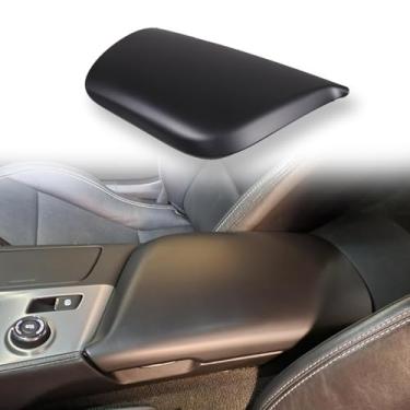 Imagem de Aotumcer Tampa do console automotivo compatível com Chevy Corvette C7 2014-2019 caixa de apoio de braço painel tampa de proteção de contêiner ABS acessórios interiores de carro (preto)