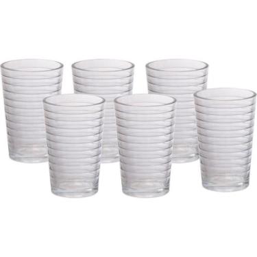 Imagem de Copo de Vidro LONG DRINK Dahlia 200ML Jogo com 6 Unidades Hauskraft - 