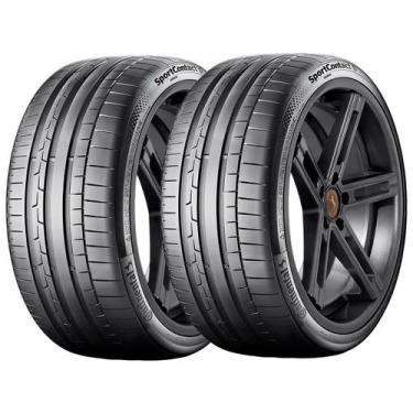 Imagem de Kit 2 Pneus Continental 255/45 R19 104Y XL FR SportContact 6