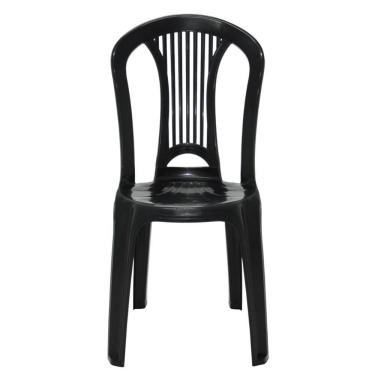 Imagem de Jogo 4 Cadeiras Bistrô Tramontina Atlântida Em Polipropileno Preto