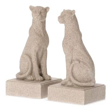 Imagem de Decoração Escultura Aparador De Livros Leopardo Mart 20177