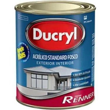 Imagem de Tinta acr renner ducryl fosco branco 0,9l