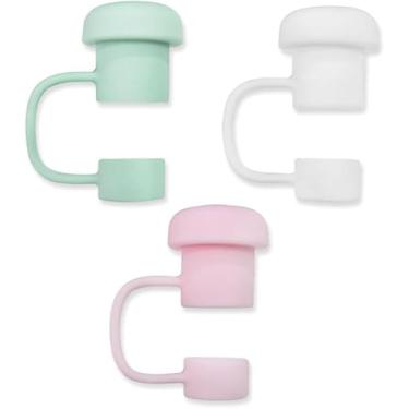 Imagem de Tampa protetora para canudo copo térmico Silicone 1un (Verde)