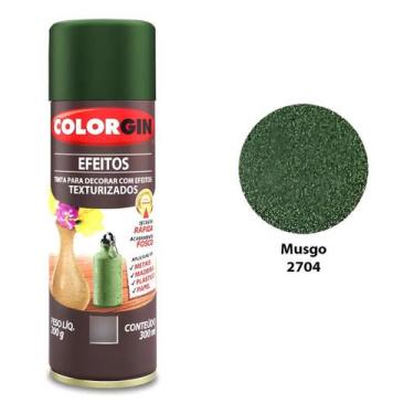 Imagem de Spray Textura Musgo 300ml Colorgin Efeito Decorativo Alta Aderência