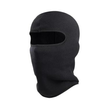 Imagem de Balaclava de Lã Unissex para Inverno - Máscara Térmica de Rosto Inteir