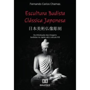 Imagem de Escultura Budista Clássica Japonesa-Português