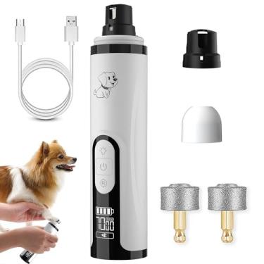 Imagem de CBDYWVR Moedor de unhas Heusom Silent Groom Pro 2026, Heusom Silent Groom Pro para cães, com luz LED e 3 velocidades, bateria de 2000 mAh, carregamento USB rápido (branco)