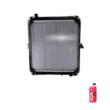 Imagem de Kit Radiador MB 1620 2006/2013 + Aditivo Radiador DNK Rosa Concentrado Antirust