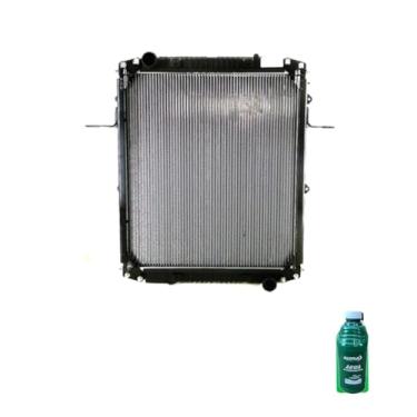 Imagem de Kit Radiador Ford Cargo 1717E + Aditivo Radiador Paraflu Verde 1L + Água Desmineralizada 1L