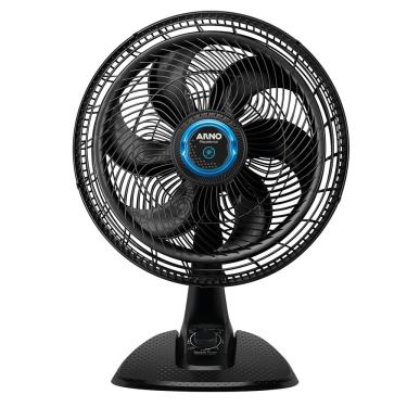 Imagem de Ventilador de Mesa Arno Ultra Silence Force Repelente VD55 40cm, 6 Pás, 3 Velocidades - Preto
