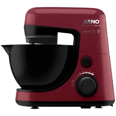 Imagem de Batedeira Planetária Arno Nova Deluxe SX36 com 8 Velocidades e 600W - Vinho/Preto