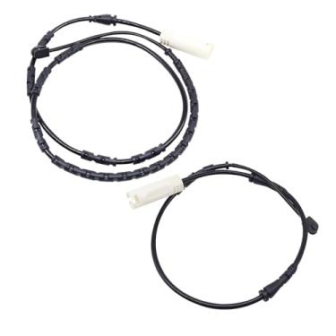 Imagem de HiSport Sensores de desgaste da pastilha de freio a disco dianteiro e traseiro 34356792559 e 34356792564 Compatível com BMW 328i 328i xDrive 335i 335i xDrive 335is 135i 2011-2013, 335d 2011, 128i 2010