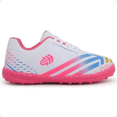 Imagem de Chuteira Society Tênis Feminino Infantil Escolar Antiderrapante Grama Sintética-Feminino