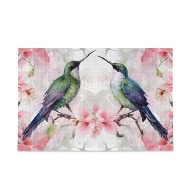 Imagem de WELLDAY Quebra-cabeça pássaros flores 500 peças grande jogo de arte para adultos adolescentes