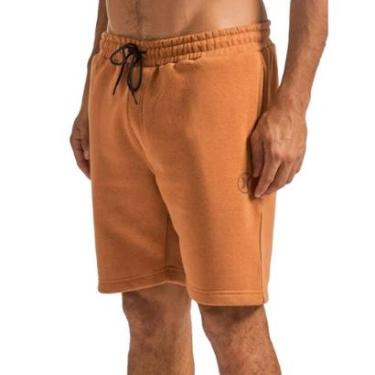 Imagem de Bermuda Moletom Hurley Circle Icon Laranja-Masculino