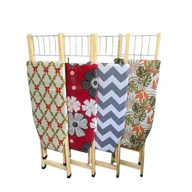 Imagem de Tábua De Passar Roupa Madeira Com Pés Dobráveis